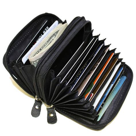 leather rfid card holder|rfid card holder for men.